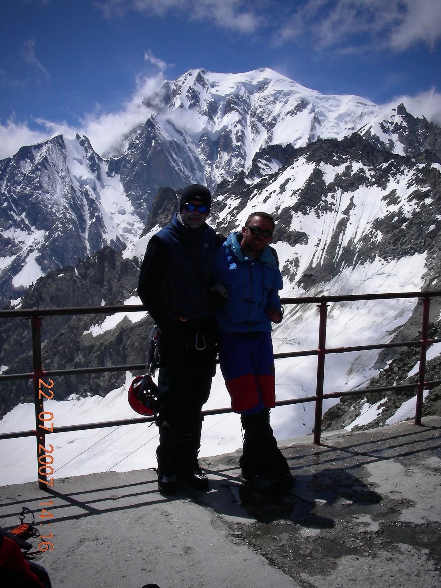 At the Torino Hut (3,800m) with my friend and colleague Vangelis Vroutsis. From those first steps in alpine training to the evolution of our courses today